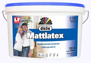 Латексная матовая краска Dufa (Mattlatex) 10л (15кг) цена Харьков